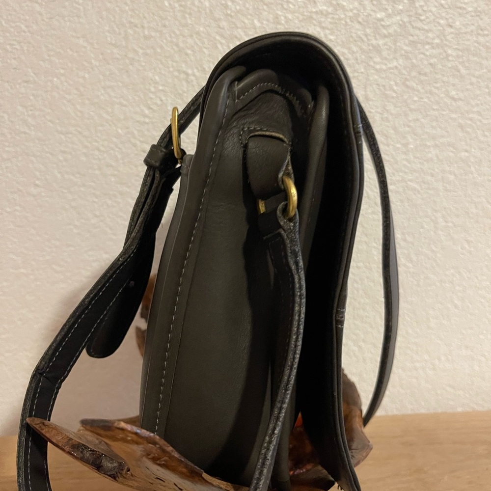 Coach Grey Leather Crossbody Bag - Picture 6 of 8